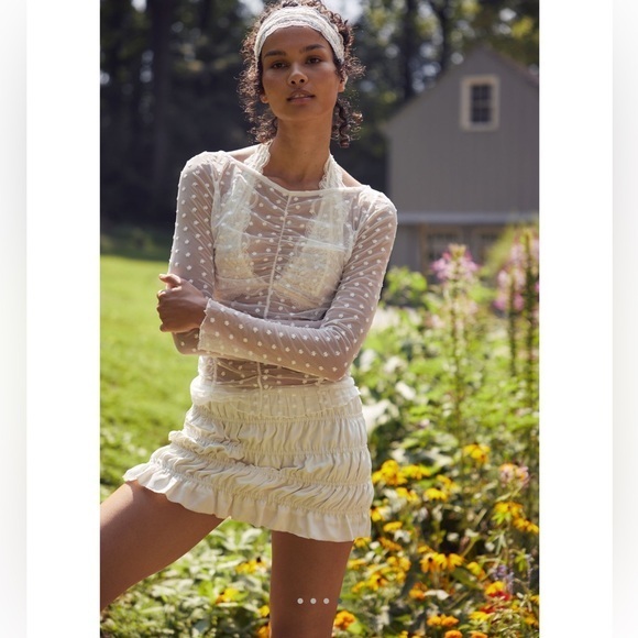 Free People Tops - NWT Free People Intimately M Ivory White Most Likely Layerying Top New $68 ret.
